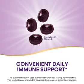Nature's Way Sambucus Zinc Lozenges with elderberry and vitamin C ingredients