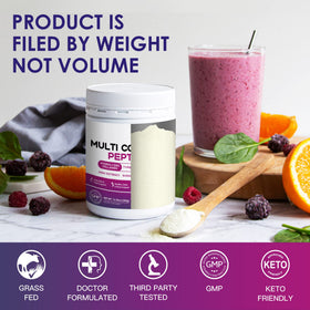 NATURE TARGET Multi Collagen Peptides Powder ingredients list