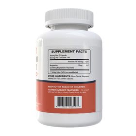 Nature4U Magnesium Glycinate 500mg side view showing capsule details