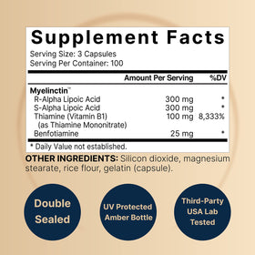 NatureBell Alpha Lipoic Acid Complex bottle with 300 capsules