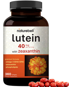 NatureBell Lutein 40mg softgels bottle front view