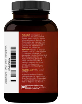 NatureBell Lutein 40mg softgels in a health setting