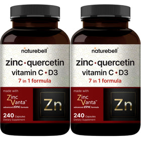 NatureBell Zinc Quercetin 480 Capsules front view