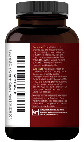 NatureBell Zinc Quercetin on a kitchen counter