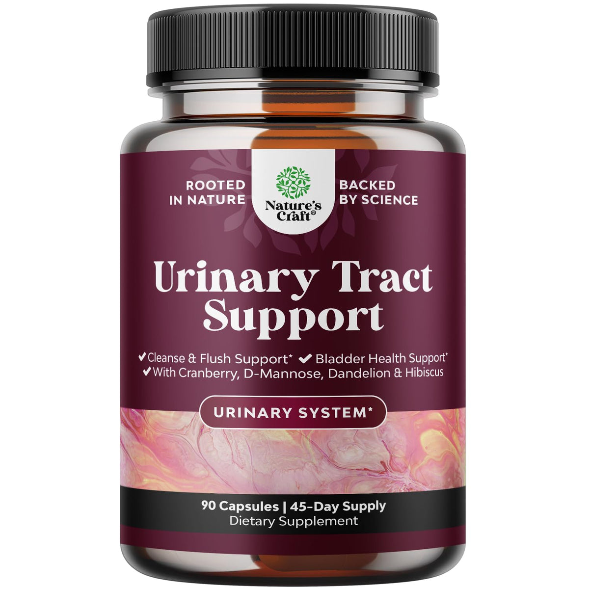 Natures Craft D Mannose Capsules 1000mg front view