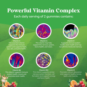 Natures Craft Kids Multivitamin Gummies close-up of gummies