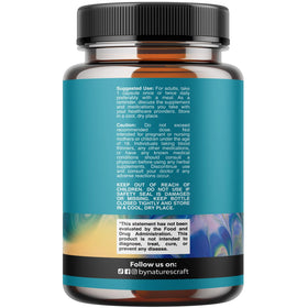 Natures Craft L-Tyrosine 500mg Capsules side view