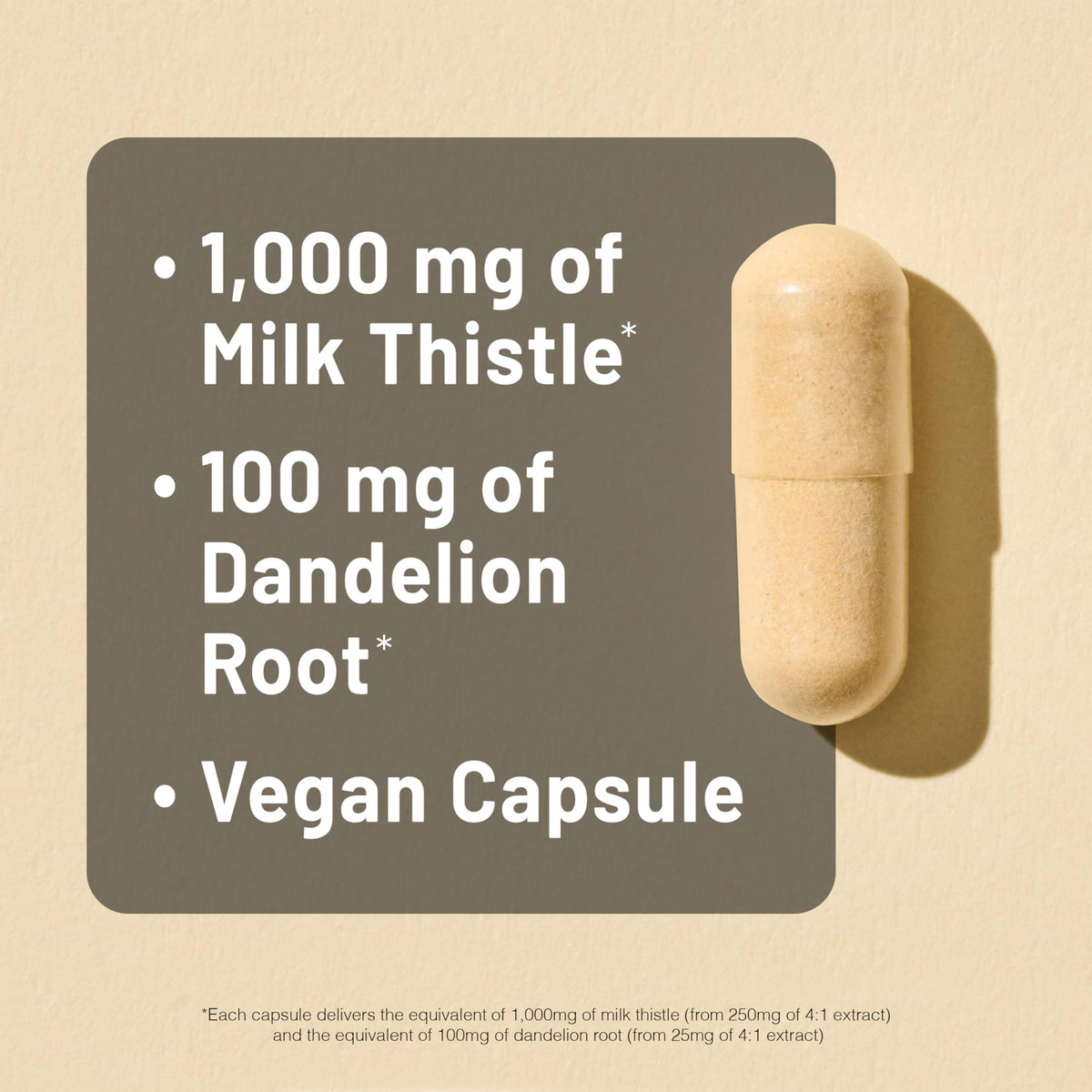 NatureWise Milk Thistle capsules open bottle with capsules visible