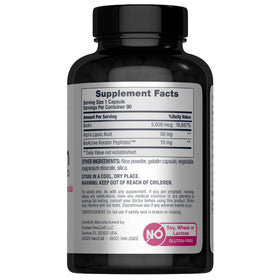 NeoCell Biotin Complex capsules in a bottle
