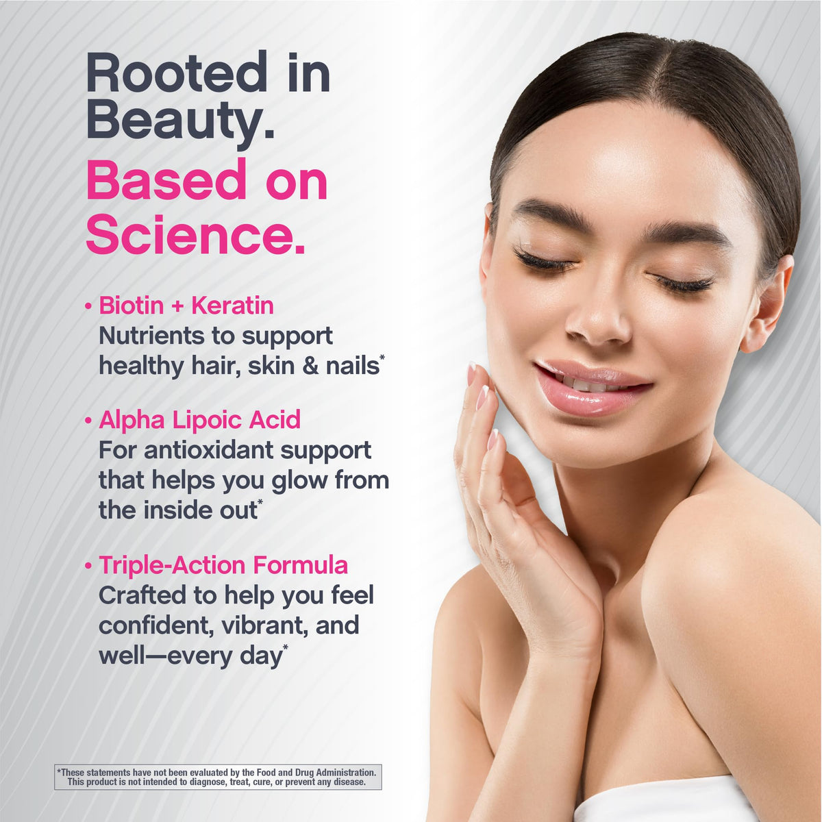 NeoCell Biotin Complex capsules in a hand
