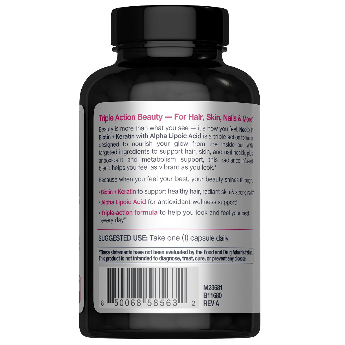 NeoCell Biotin Complex side view with label