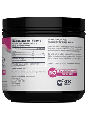 NeoCell Collagen Peptides Powder 14 oz back view