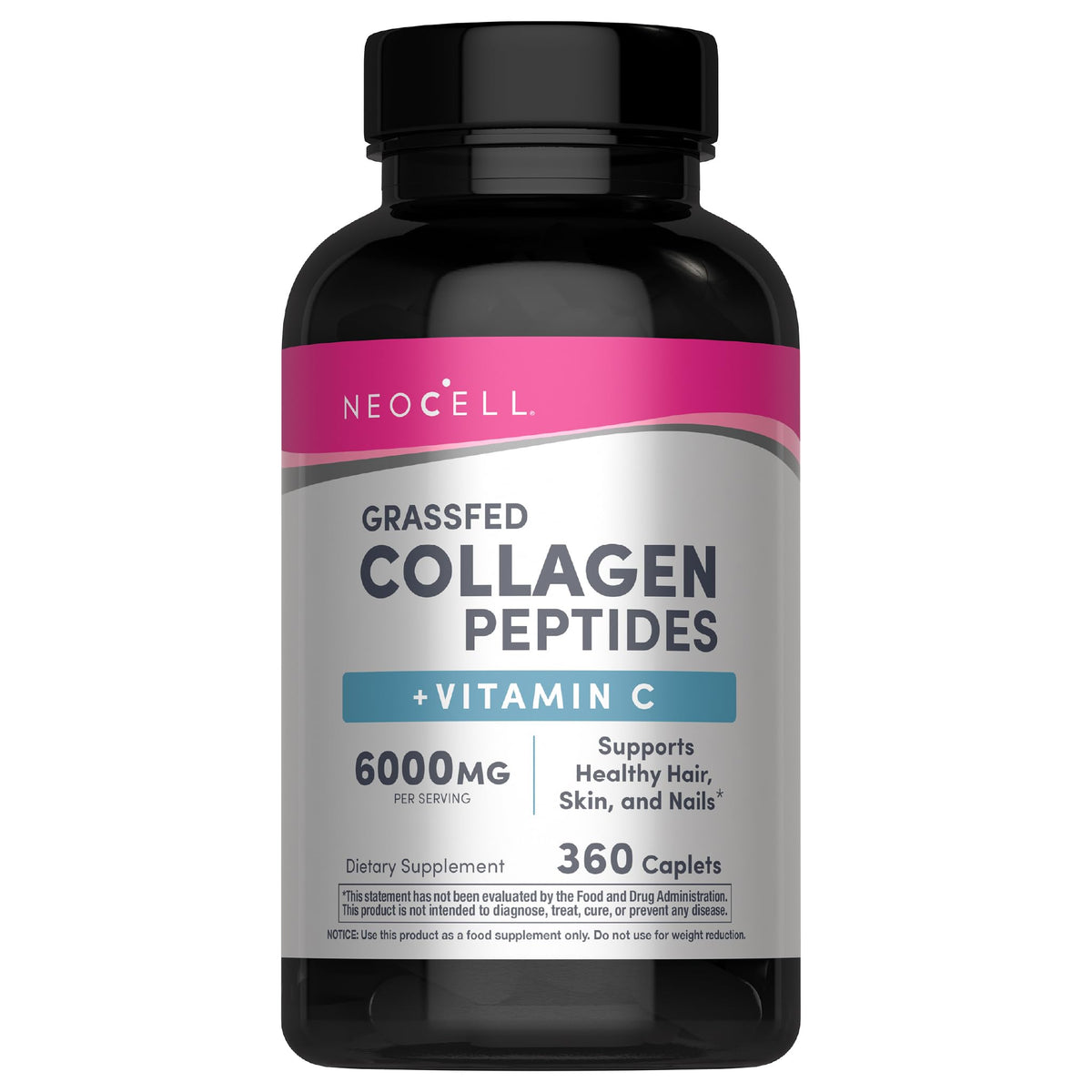 NeoCell Super Collagen Plus Vitamin C 360 caplets front view