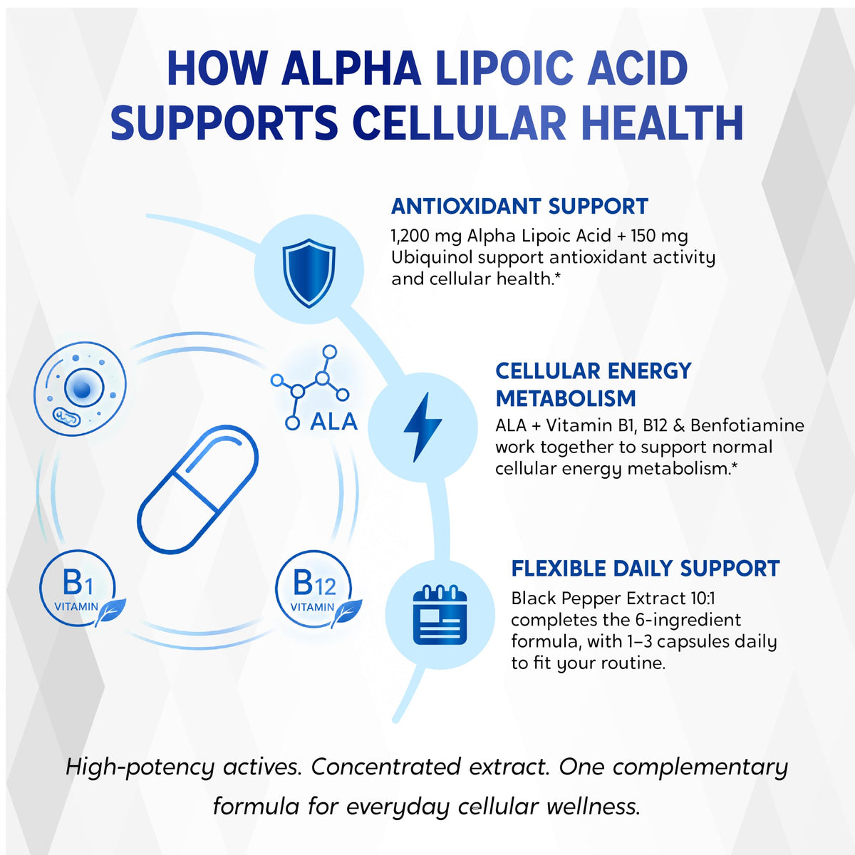 NESSARIT Alpha Lipoic Acid supplement ingredients list