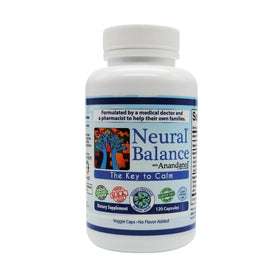 NEURAL BALANCE Anandanol capsule bottle back view