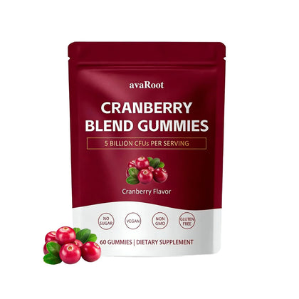 neurocept avaRoot Cranberry Mixed Gummies front view with packaging