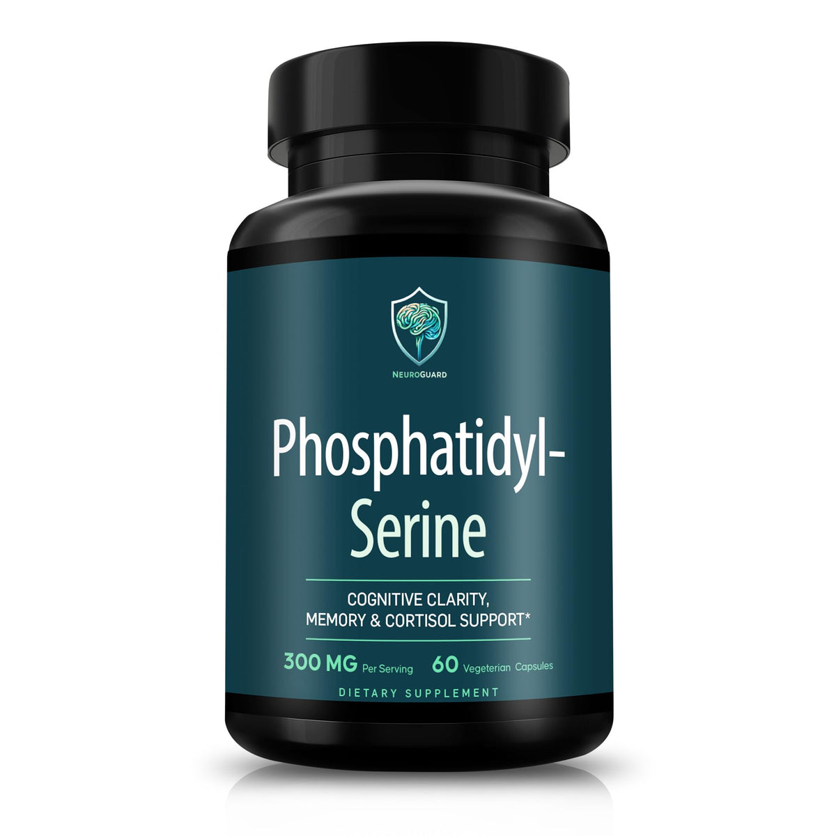 NeuroGuard Phosphatidylserine Supplement 300mg capsule bottle front view