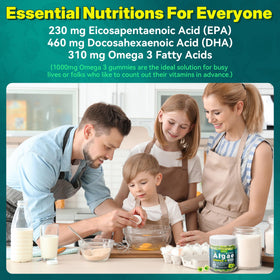 NEVISS Vegan Omega 3 Gummies 1000mg ingredients list