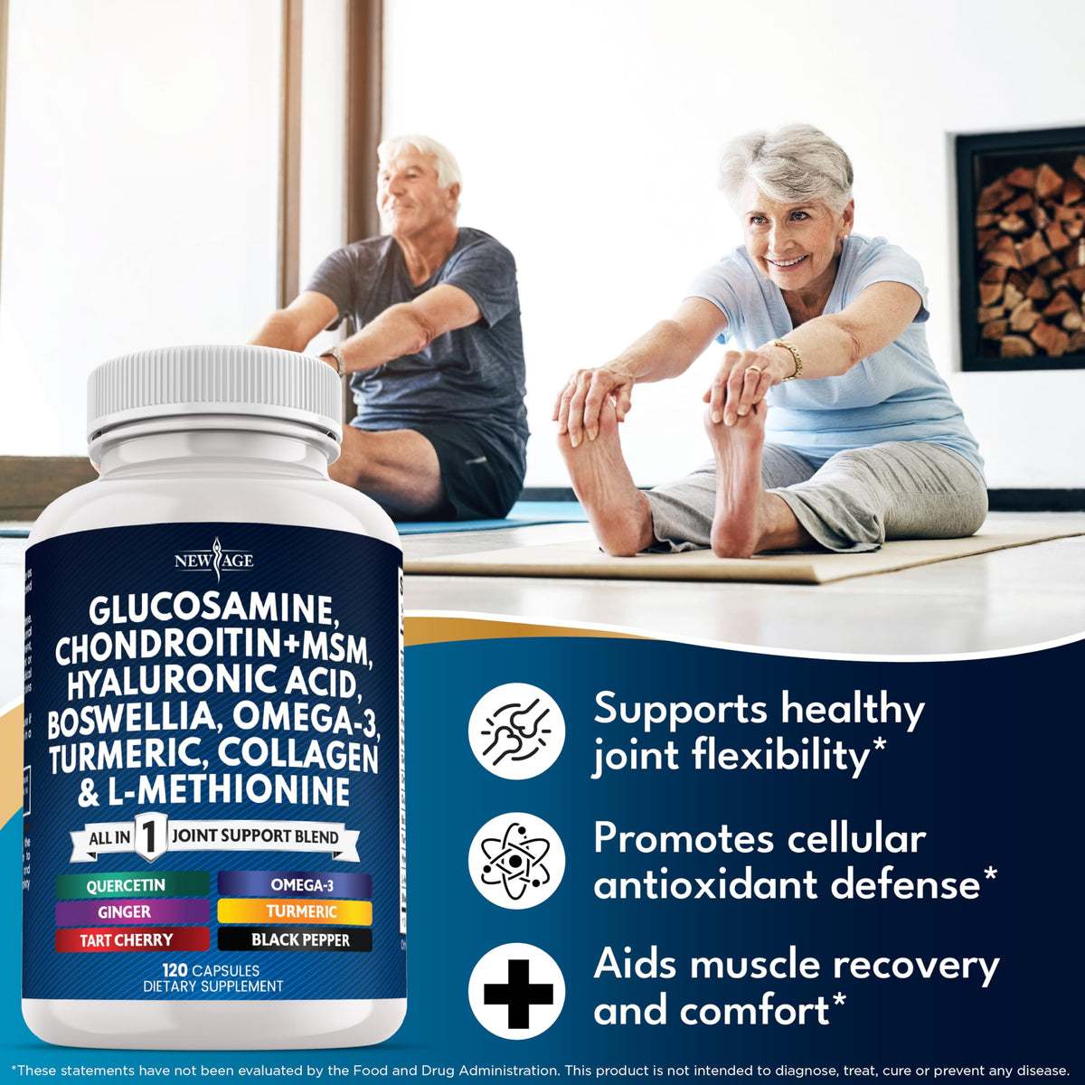 NEW AGE Joint Health Supplement ingredients list on packaging