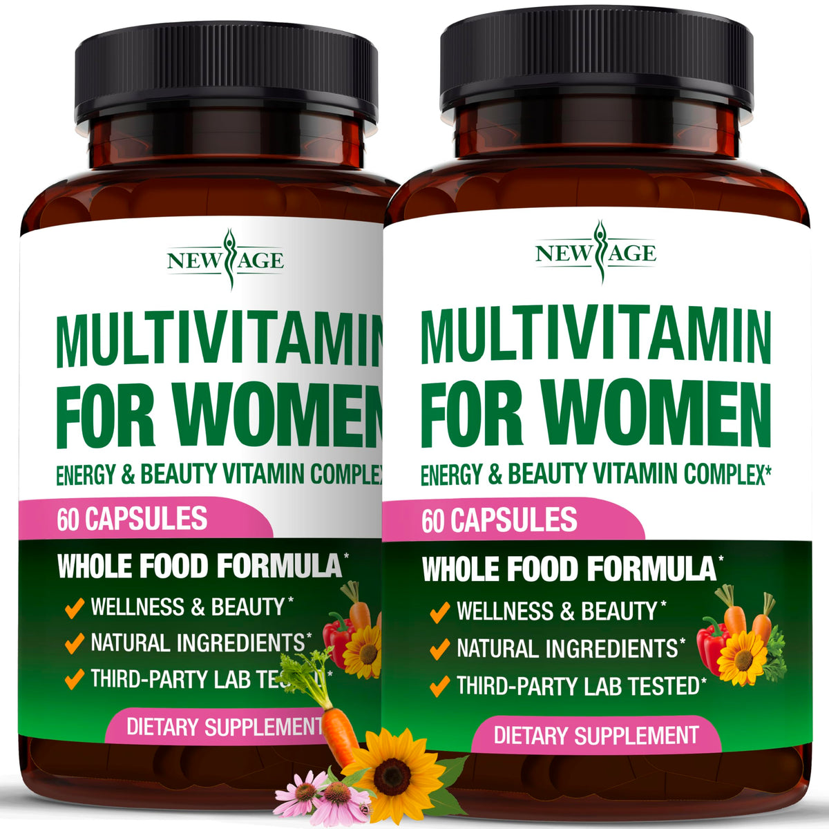 NEW AGE Multivitamin for Women 120 Count front view