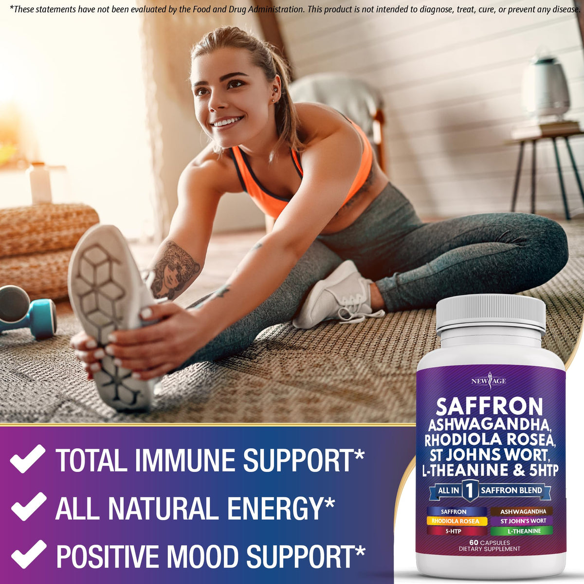 NEW AGE Saffron Supplements nutritional information