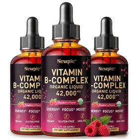 Newpie Vitamin B Complex Liquid Drops 3-Pack front view