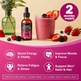 Newpie Vitamin B Complex Liquid Drops ingredients list on packaging