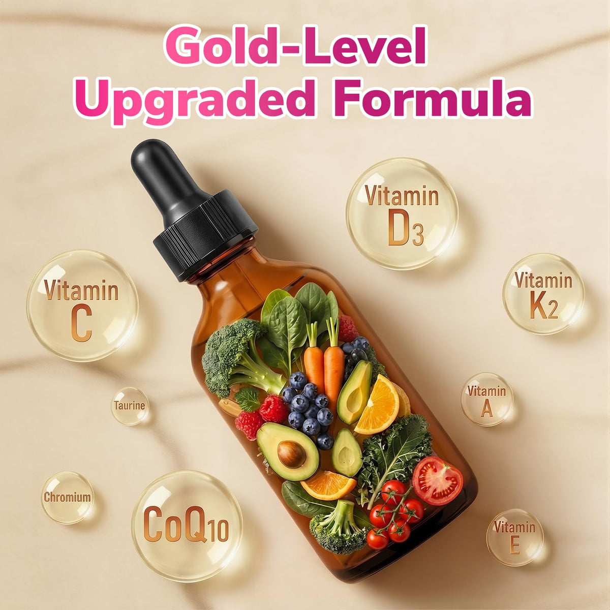 Newpie Vitamin B Complex Liquid Drops showing measurement markings on dropper