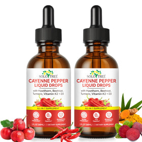 newseel Cayenne Pepper Drops 2 Fl Oz bottle front view
