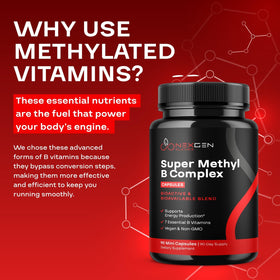 NEXGEN BLENDS Methylated B Complex 90 Caps packaging details