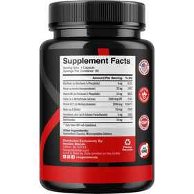 NEXGEN BLENDS Methylated B Complex 90 Caps side view