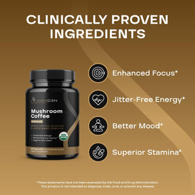 NEXGEN BLENDS Organic Mushroom Coffee Capsules close-up of the capsule
