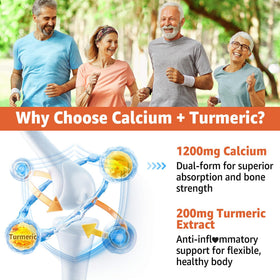 Nextdia Calcium Gummies displayed with natural ingredients