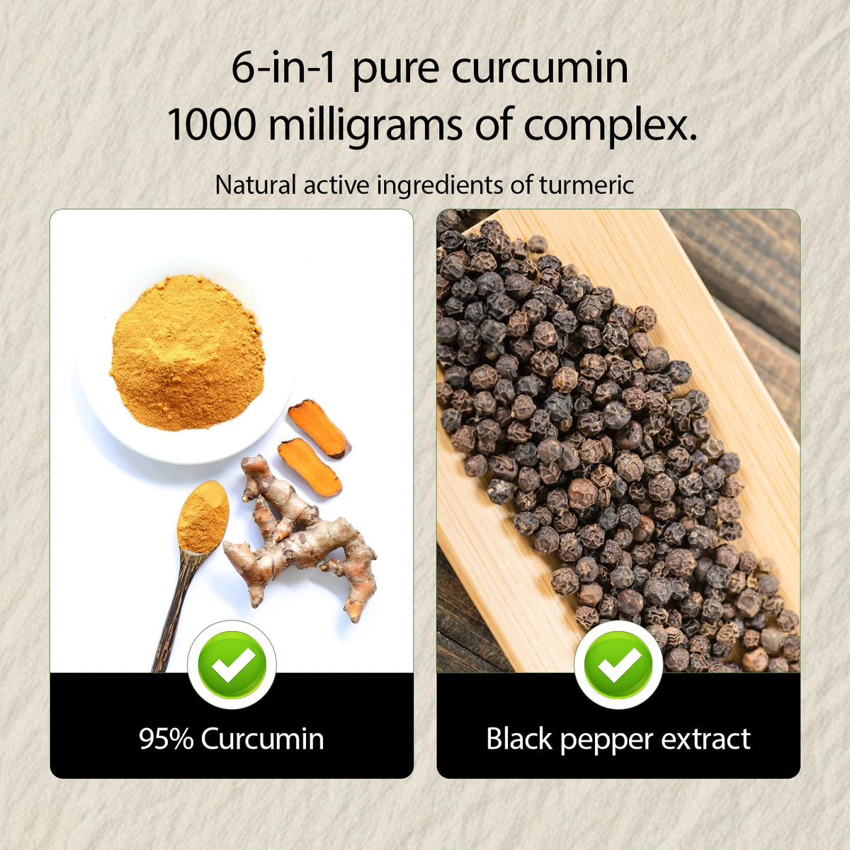 NIVELLE Turmeric Curcumin 1000mg supplement capsules close-up