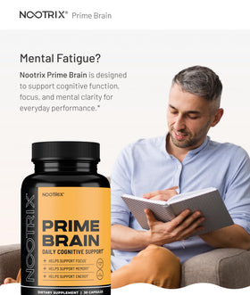 Nootrix Brain Nootropic Supplement side view showing capsule details
