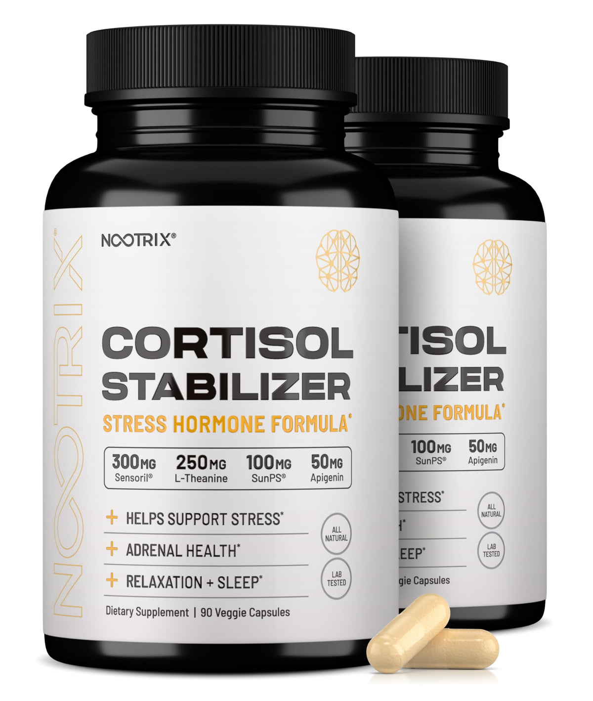 Nootrix Cortisol Manager supplement bottle front view