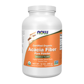 NOW Foods Acacia Pure Powder 12-ounce front view