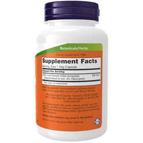 NOW Foods Olive Leaf Extract 500mg 120 Vcaps side view