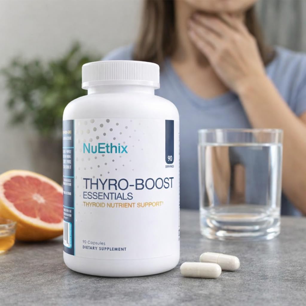 NuEthix Formulations Thyro-support Essentials bottle with cap