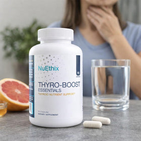 NuEthix Formulations Thyro-support Essentials bottle with cap