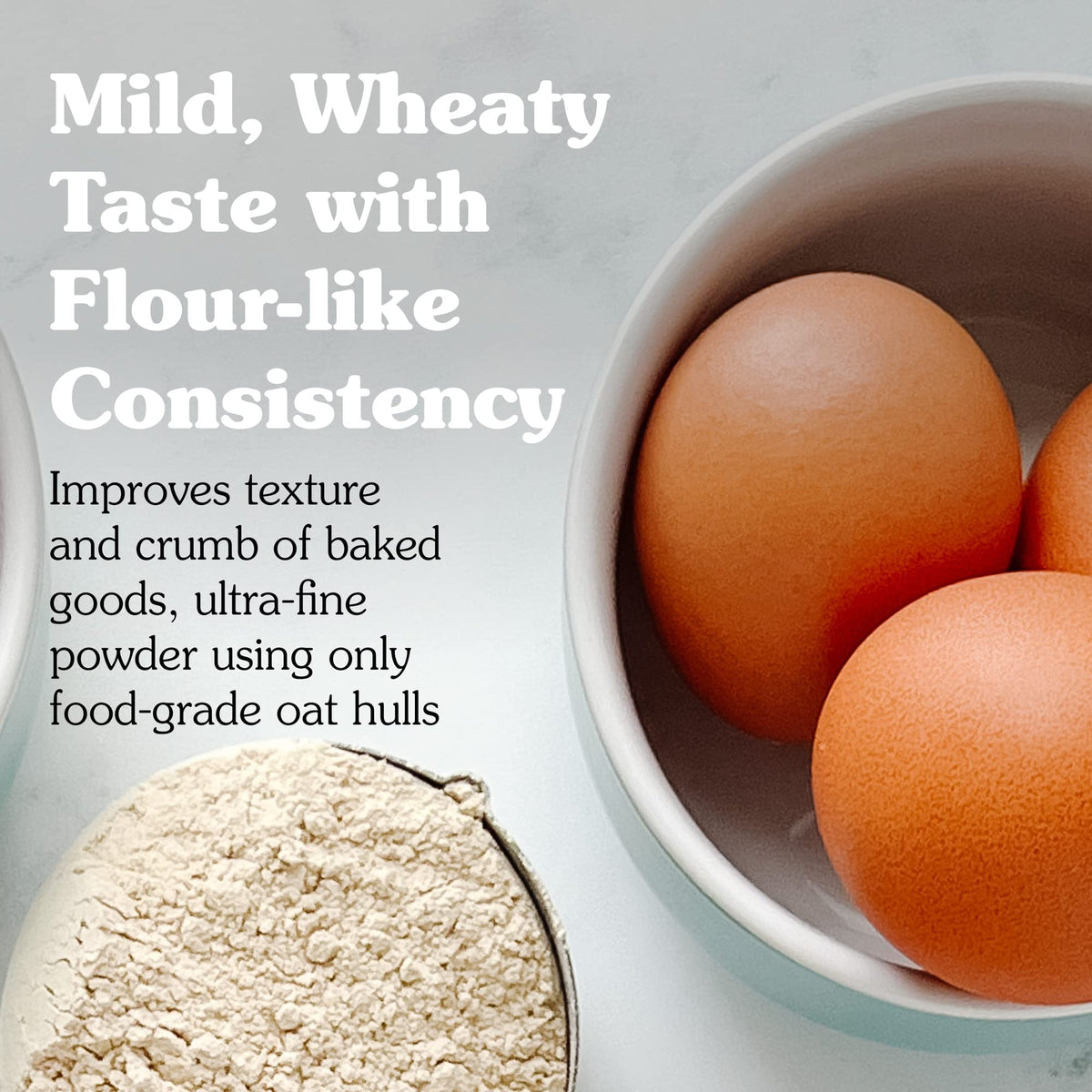 Nunaturals Oat Fiber Powder used in pancake batter
