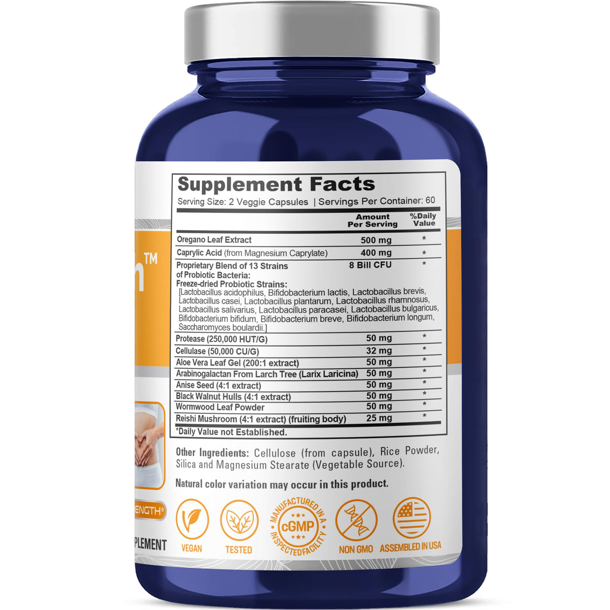NusaPure CandiHealth Complex bottle side view