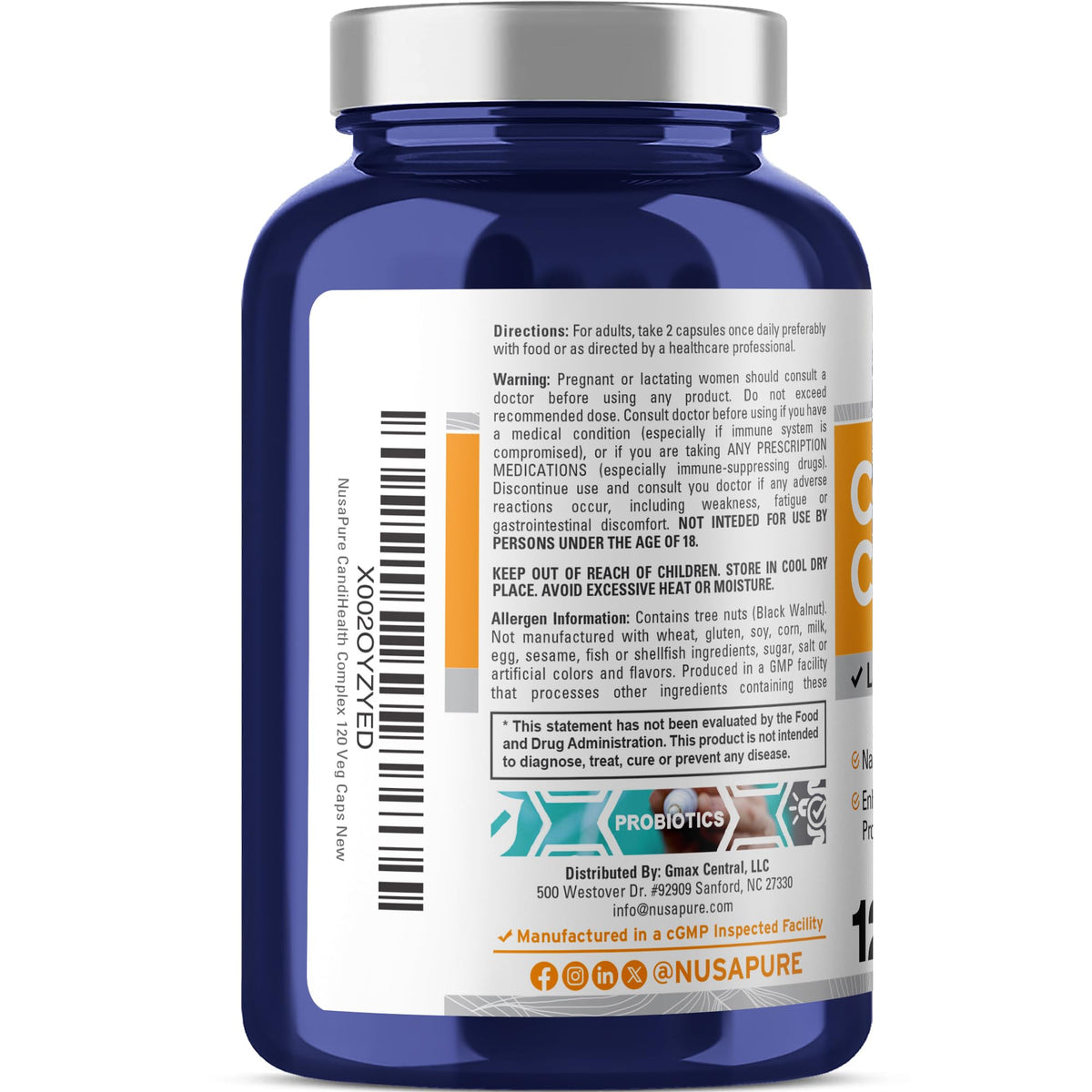 NusaPure CandiHealth Complex capsules close-up