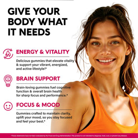 NUTRAHARMONY Vitamin B-Complex Gummies side view showing packaging