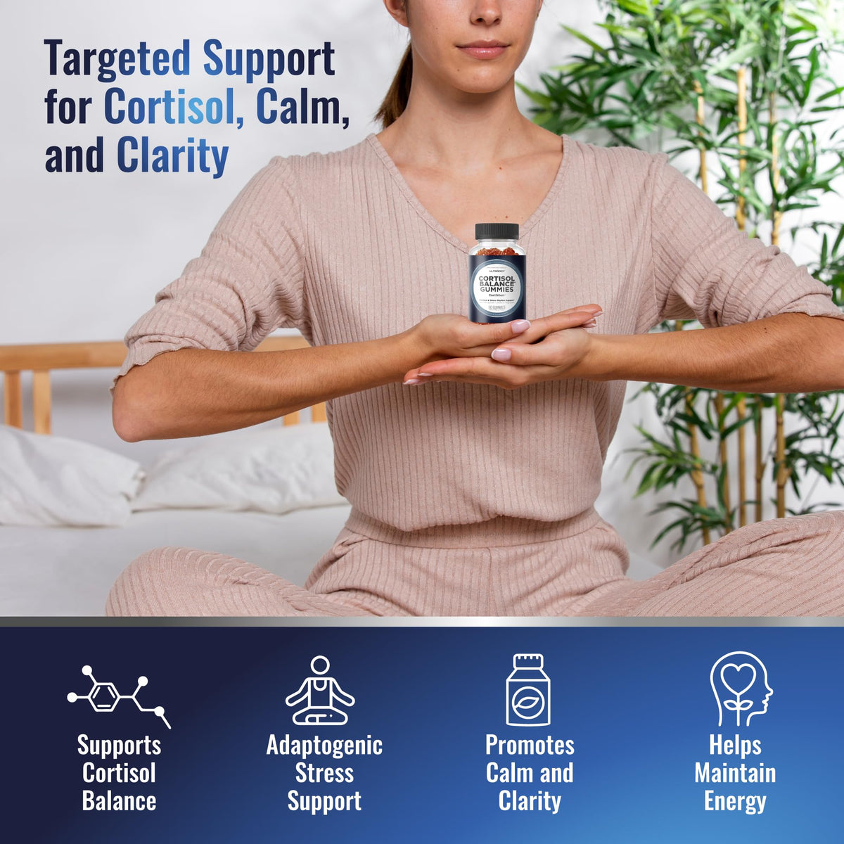 NutraPep Cortisol Gummies packaging details