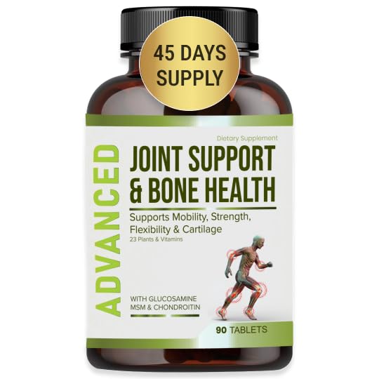 NutraPro Glucosamine Chondroitin MSM Joint Relief Supplements bottle front view