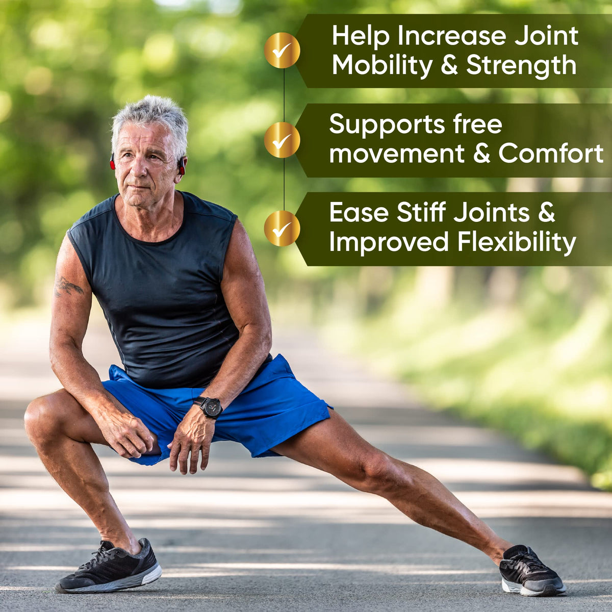 NutraPro Glucosamine Chondroitin MSM Joint Relief Supplements tablets close-up