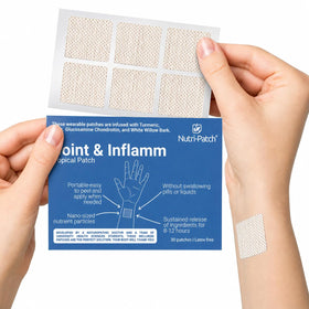 NUTRI-PATCH Inflam Body Skin Patches front view with packaging