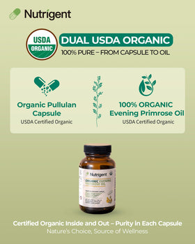 Nutrigent Evening Primrose Oil Capsules 470mg packaging