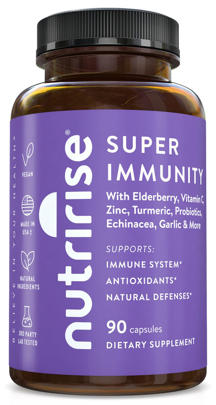 NutriRise daily wellness Complex 90 Count supplement bottle front view